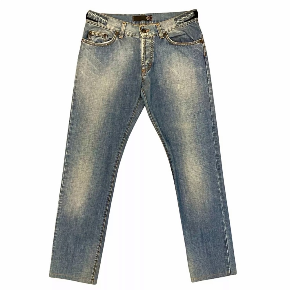 Just Cavalli Distressed Slim Jeans